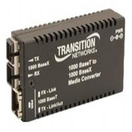 Transition Networks Mini Gigabit Ethernet Fiber Media Converter - 1 GBPS 11458195